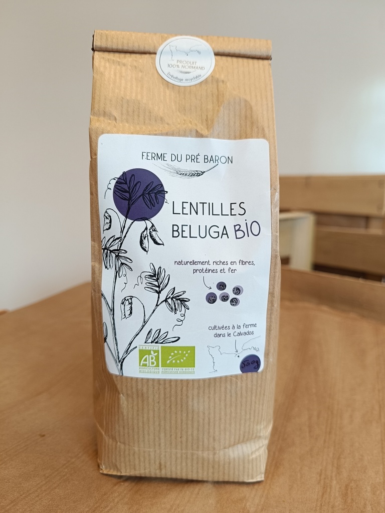 Lentilles noires "Beluga" paquet de 500g