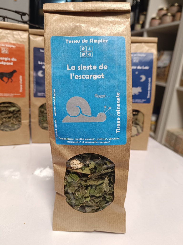 Tisane composée "La sieste de l'escargot "Terres de simples" vrac