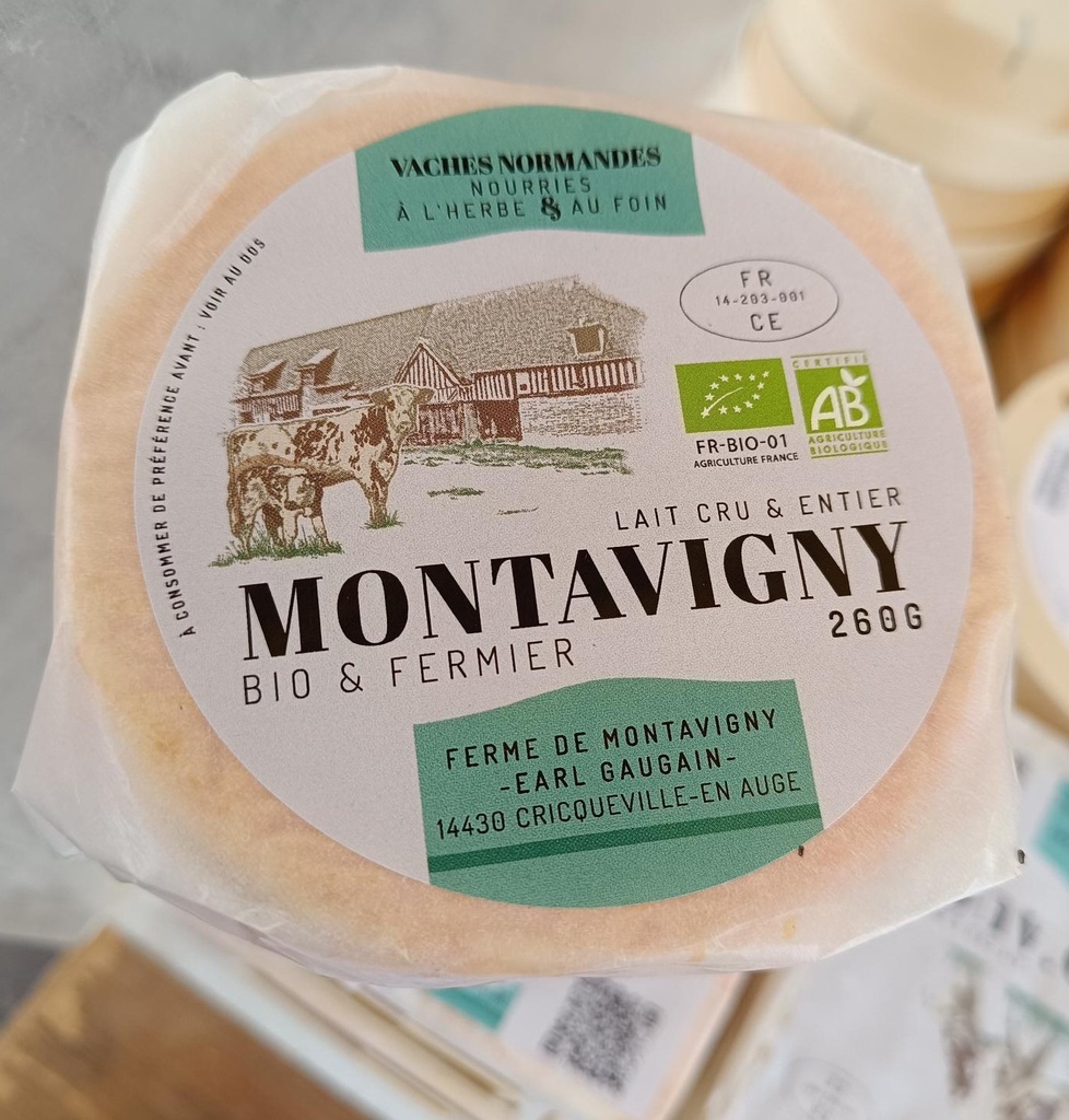 Le "Montavigny" Fermier BIO au lait cru - Ferme de Montavigny