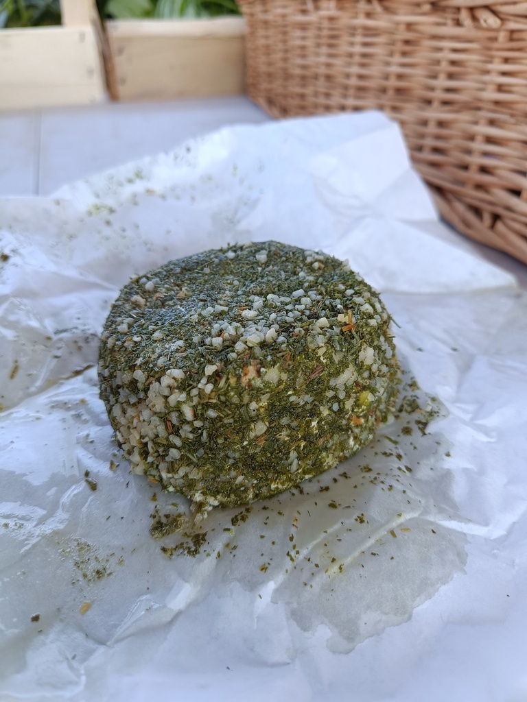 Fromage frais vache fermier au lait cru Ail & fines herbes Leboulanger BIO