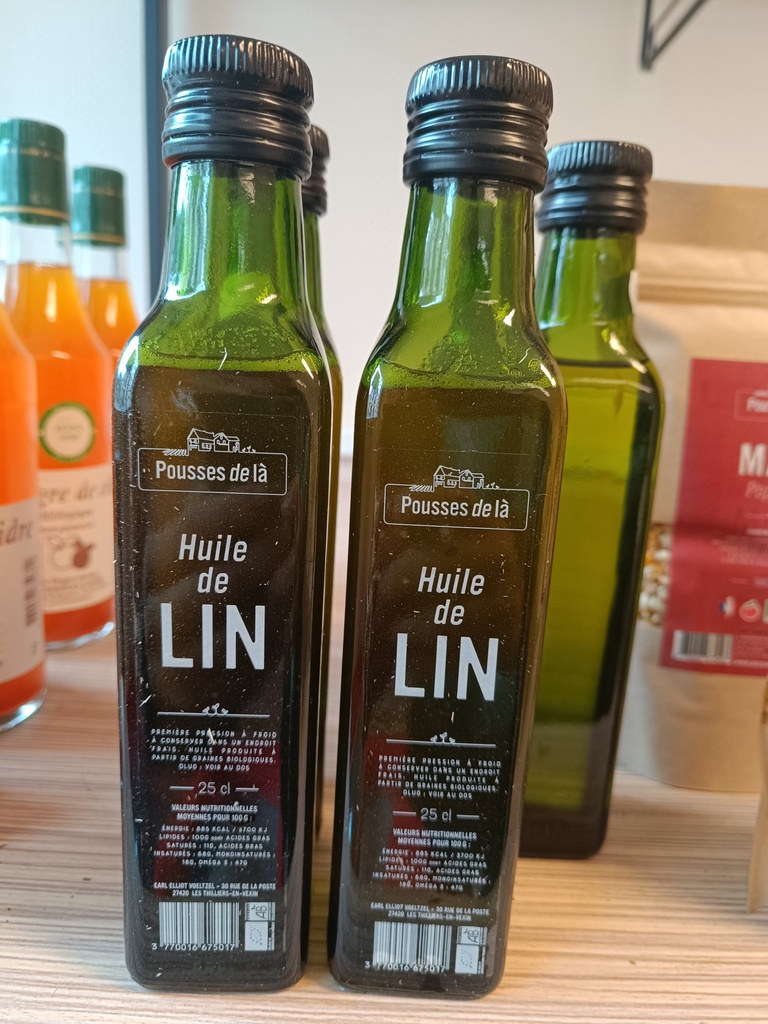 Huile de Lin BIO en 25cl