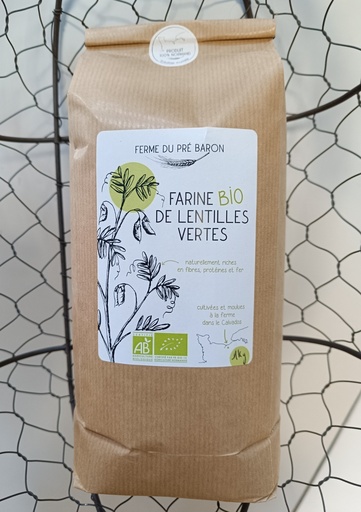 Farine Lentilles vertes 1Kg