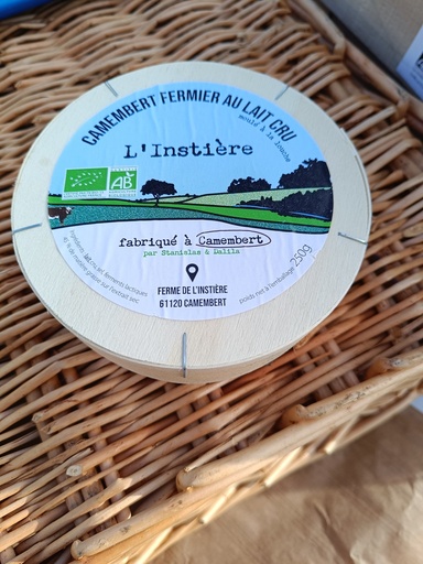 CAMEMBERT fermier au lait cru BIO