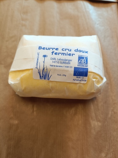 Beurre Doux Leboulanger BIO