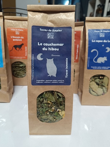 Tisane composée "Le cauchemar du hibou" "Terres de simples" vrac